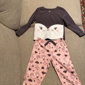 Carters kitty pj set